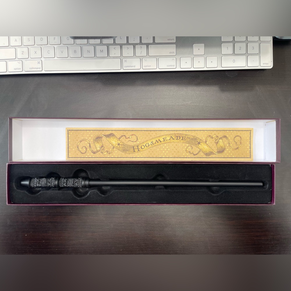 Severus Snape - Black Hogsmeade Wand for Universal Studios with Map